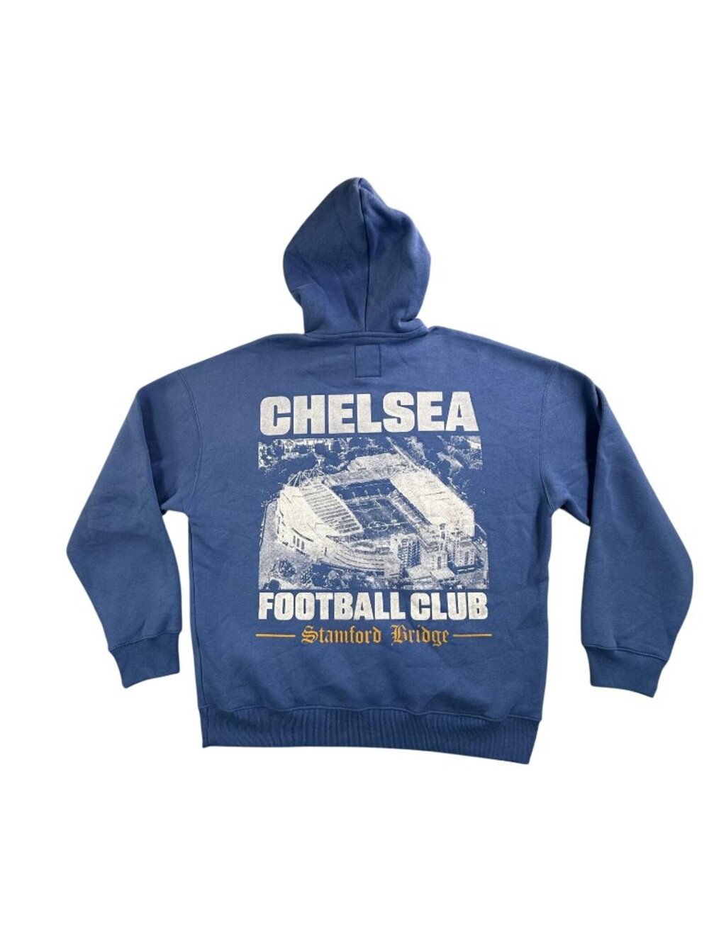 Chelsea Football Club Hoodie Sweatshirt Mens Large Blue Soccer Hollister New